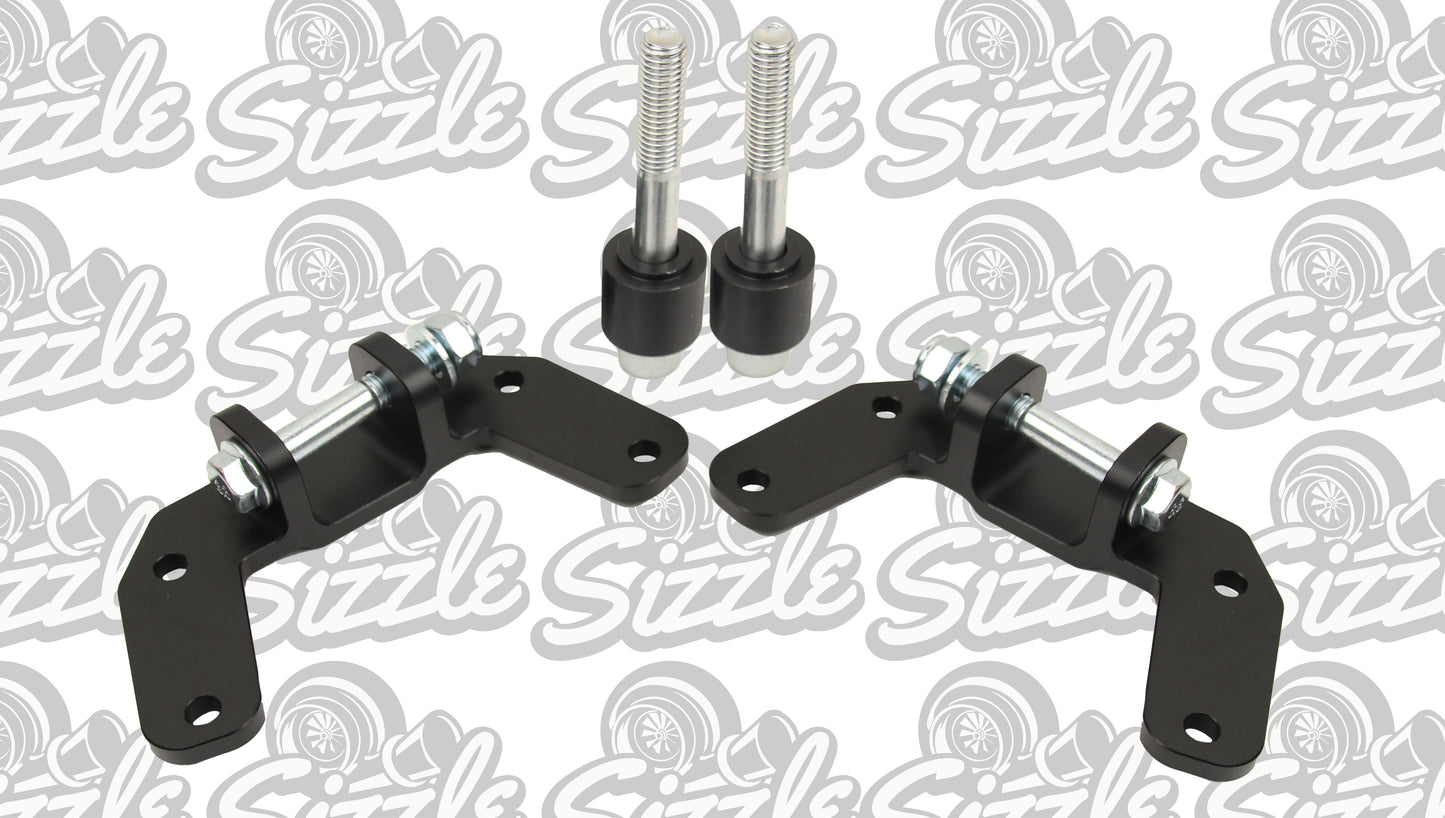 Billet Offset Shock Mounts for Ford Falcon BA BF FG FGX XR6 XR8 PAIR