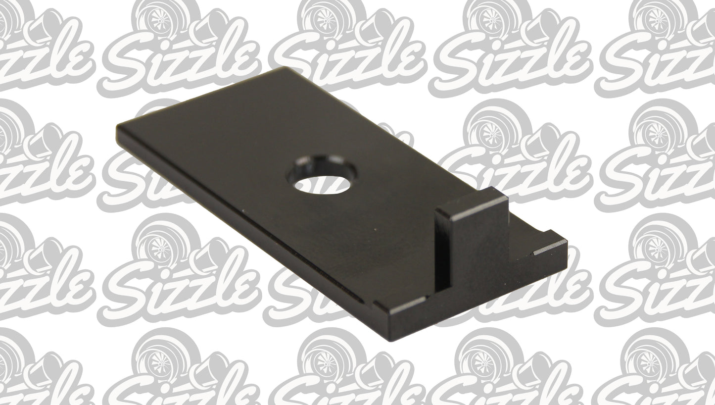 BLACK Billet Adjustable Radiator Brackets/Mounts for Ford Falcon BA BF XR6 XR8 PAIR