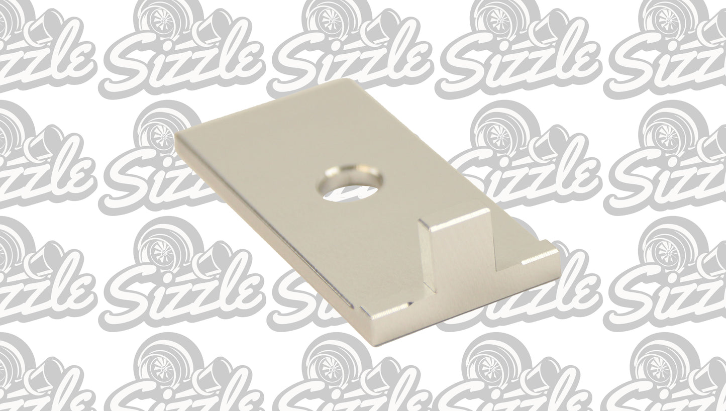 SILVER Billet Adjustable Radiator Brackets/Mounts for Ford Falcon BA BF XR6 XR8 PAIR