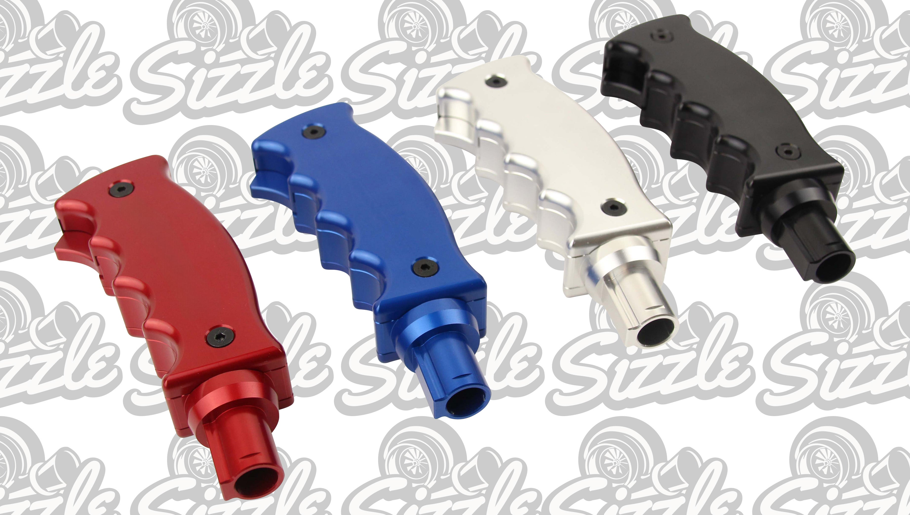 thumbnail image 2 of Ford FPV BF 6-Speed Leather Automatic Shifter With Gear Boot – Blue Stitch – XR6, F6, GT 2 of 5