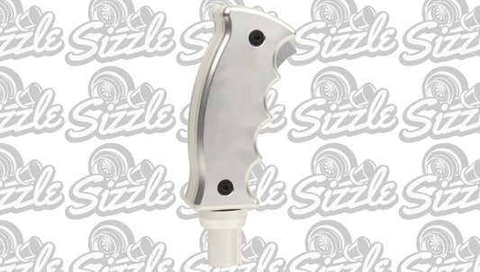 SILVER Billet Pistol Grip Shifter for Ford Falcon FG FGX AUTO ZF 6 Speed XR6 XR8