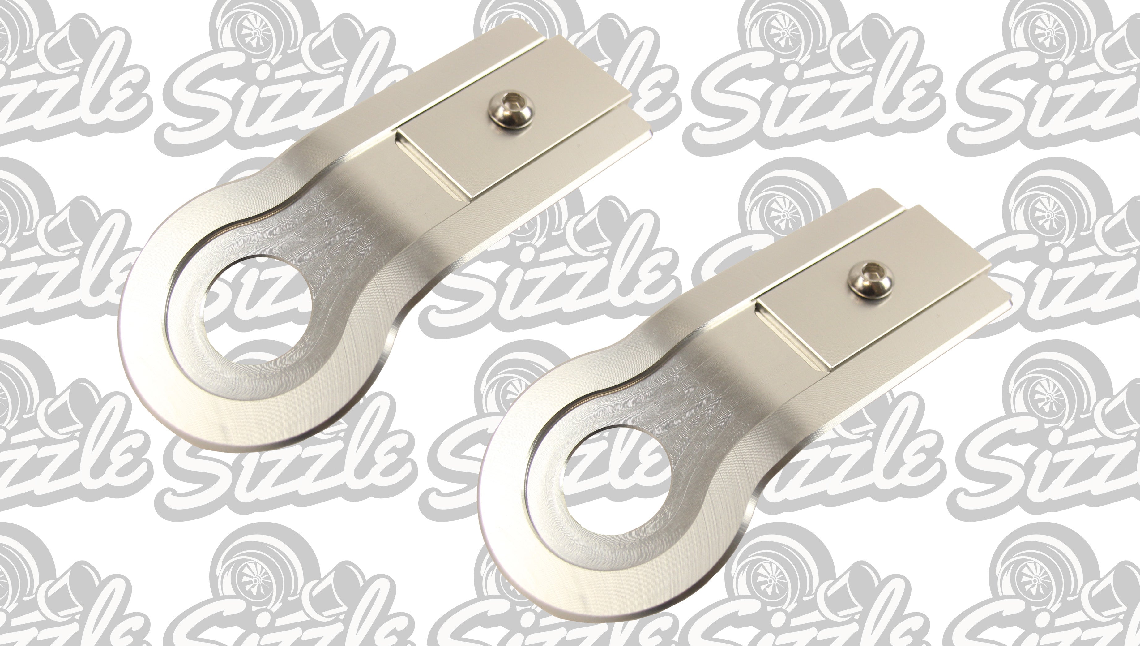 SILVER Billet Adjustable Radiator Brackets/Mounts for Ford Falcon BA B ...